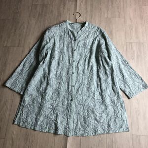 100円スタート☆ grape グレープ　横浜元町　刺繍デザイン　ブラウス