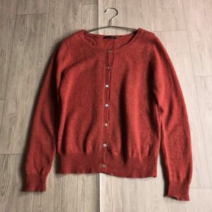 100円スタート□ chambre de charme シャンブルドゥシャーム ラウンドネック　ニット　カーディガン　フリーサイズ