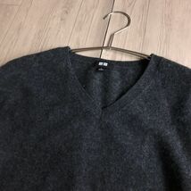 100円スタート☆ UNIQLO ユニクロ　メンズサイズ　カシミヤ100% ニット　セーター_画像2