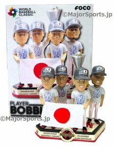 【MS】大谷翔平+侍ジャパン 2023年WBC 優勝記念 ボブルヘッド人形 ダルビッシュ 吉田 ヌートバー 123個限定版 バブルヘッド 首振り人形