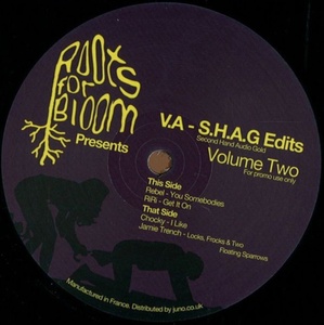 Various Artists S.H.A.G. Edits Volume Two/RFBR004,レコード, 12インチ 中古盤/Disco, House, Jazzdance/RebelRiRiChockyJamie Trench