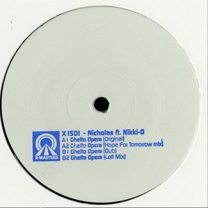 Nicholas Ft. Nikki-O Ghetto Opera/X 1501,レコード, 12インチ 中古盤/House, Deep House