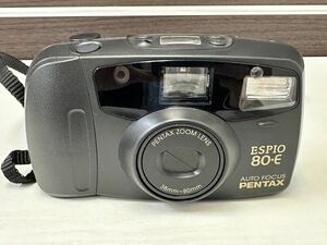 PENTAX ペンタックス ESPIO 80・E コンパクトフィルムカメラ ブラック カメラケース・外箱付き 動作未確認