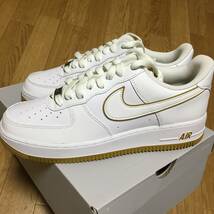 新品 27cm NIKE AIR FORCE 1 ‘07 LOW White Bronzine ナイキ エア フォース 1 ホワイト ブロンジーン 白 DV0788-104 AF1 即決 即発送_画像1