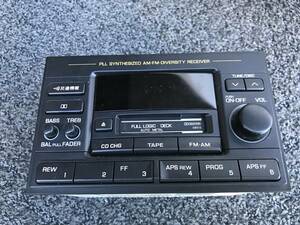 Y33 Gloria Cedric Cima audio Nissan original radio-cassette PN-9933 3 year use 1 ten thousand kilo remove storage goods 