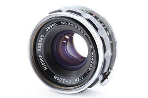 【良級】 ニコン Nikon W-NIKKOR 3.5cm F1.8 Sマウント 35mm レンジファインダー レンズ #5043