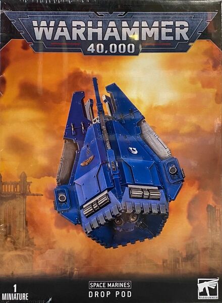 送料無料 新品 スペースマリーン ドロップポッド ウォーハンマー 40000 / Space Marines Drop Pod WARHAMMER 40K