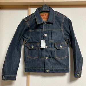 【未使用】BLUE BLUE ブルーブルー デニムジャケット ジージャン セカンドタイプ キッズ サイズ140 ハリウッドランチマーケット JK1624KIDS