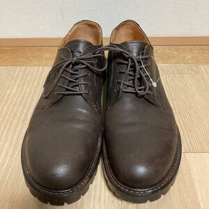 【極美品】MR.OLIVE ミスターオリーブ ポストマン LEATHER SHOES レザーシューズ ブラウン サイズ8.5