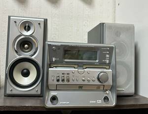 [ used ]JVC Kenwood Victor micro component DVD/MD system gray UX-WD70-H