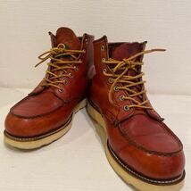 レッドウィング RED WING アイリッシュセッター赤茶　8E 半円犬タグ_画像1