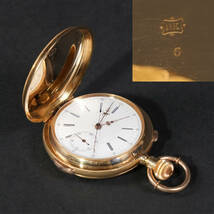 ② 時計コレクション 最高級 18金 リピーター フルハンターケース シュワブ 98g_画像1