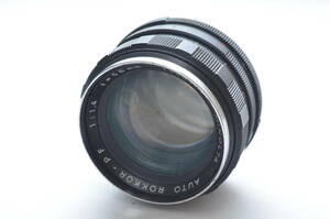 ★並品★ MINOLTA ミノルタ AUTO ROKKOR PF 58mm F1.4 ★動作OK、カビクモリ★#h612