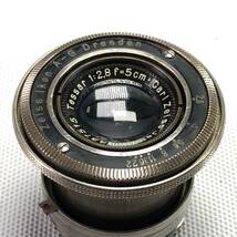 【SALE】 Carl Zeiss Jena Tessar 5cm F2.8 沈胴 Contaxマウント カールツァイス テッサー 単焦点 レンズ 並品 ヱOA4_画像3