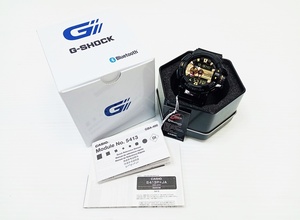 下松)【極美品】CASIO カシオ G-SHOCK Gショック 腕時計 GBA-400-1A9 ブラック ゴールド ◆N2311047 KN18B