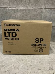 ホンダ ウルトラ LTD モーターオイル 5w30 4L/6缶 ワンケース SP GF-6 エンジンオイル グリーン レオ マイルド ネクスト