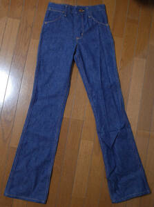  new goods unused Wrangler 400SNVR student model dead stock USA made 80's Wrangler W27xL34 boots cut 