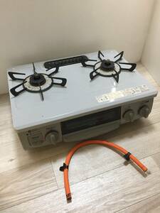 中古品 調理家電 kg35ngr LPガス プロパン Rinnai リンナイ グリル付きガステーブル 二口ガスコンロ 