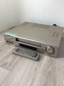 中古品 ビデオデッキ HR-S200 Victor ビクター S-VHS リモコン付 premium vintage 2000年製 