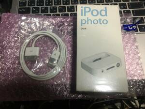 iPod Photo Dock M9766G/A S-videoa ＋DockConnector Firewireケーブル　セット未使用品 