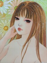 人気イラストレーター　藤井操　裸婦を描く　【真作】美人画_画像4