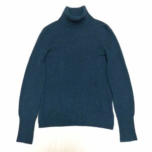 【送料360円】カシミヤ100% UNIQLO ユニクロ タートルネックカシミヤセーター カシミアニット 女性用 レディース Mサイズ 古着 OF189