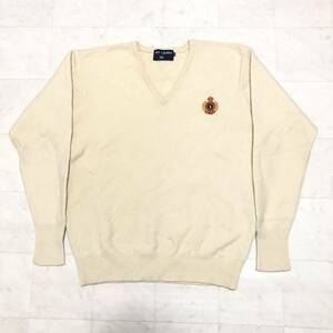 【国内正規品】RALPH LAUREN POLO SPORT ラルフローレン ポロスポーツ Vネックウールセーター ニット レディース Lサイズ YE146