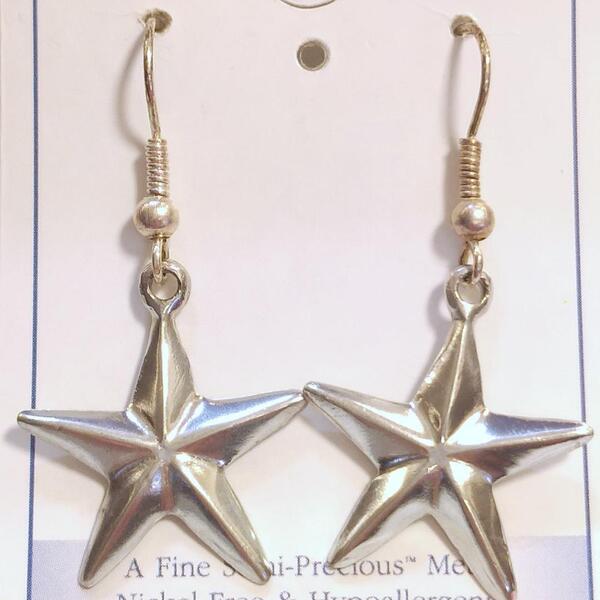 Nebula: Pentacle Earrings 五芒星のイヤリング