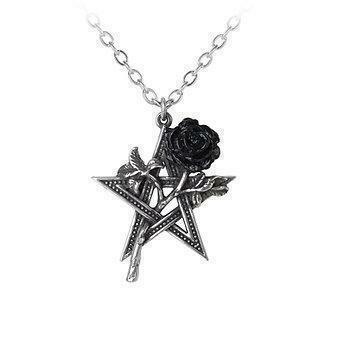 ALCHEMY GOTHIC: 薔薇 ペンタグラム ペンダント