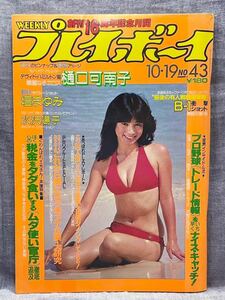 週刊プレイボーイ 1982年 昭和57年 10月19日 No.43 樋口可南子 壇まゆみ 水沢陽子 広田レオナ