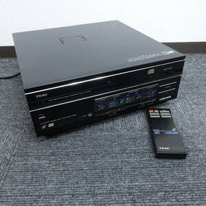 1円スタート TEAC LV-5000DS 60180 COMPACT DISC/LASER VISION PAYER ジャンク ティアック LDプレーヤー レザーディスク 映像機器