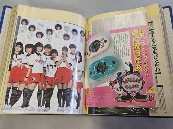 仙台市~(30)80年代 当時物レアアイテム 美品!芸能人色々シリーズ 雑誌切り抜き 大量!ファイル綴じ 約370ページ/良好品コレクションに!