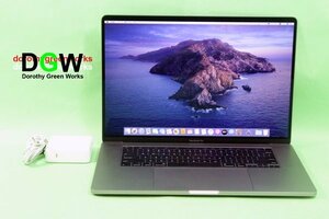 美品2! 2019 MVVK2J/A MacBook Pro 16” Retina 3,072×1,920 Core i9 8コア 2.3GHz 32GB SSD 1TB US-Key OS10.15.7 Catalina SpaceGray