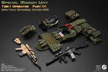 Easy&Simple 1/6 SMU Tier1 Operator Part XVI Delta Force 2006 未開封新品 26057 検） DID 3R DAMTOYS FLAGSET Facepoolfigure_画像7