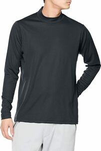 新品タグ付き 黒 ミズノ ブレスサーモ ハイネックロングTシャツ 吸湿発熱 ゴルフ MIZUNO GOLF BREATH THERMO MIZUNO THERMAL PLUS 