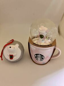 スターバックス ハリネズミ　オーナメント　サクラ　スノードーム　まとめ売り　クリスマス Starbucks スタバ