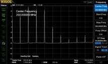 50MHzの高調波(出品個体で測定)