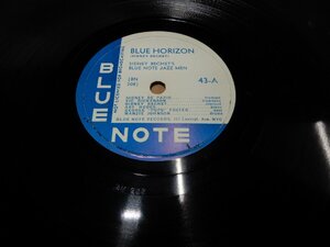 SP 78☆人気のBLUE NOTE☆43-A:BLUE HORIZON☆43-B: MUSKRAT RAMBLE☆SIDNEY BECHET'S☆767 Lexingt.Ave.NYC☆12インチサイズ☆管理155