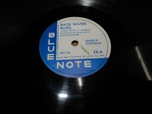 SP 78☆人気のBLUE NOTE☆25-A:BACK WATER BLUES☆25-B:CAROLINA BALMORAL☆JAMES & JOHNSON☆767 Laxingt.Ave.NYC☆12インチ☆管理161