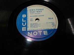 SP 78☆人気のBLUE NOTE☆38-A:SHE'S FUNNY THAT WAY☆38-B:INDIANA☆IKE QUEBEC QUINTET☆767 Lexingt.Ave.NYC☆12インチ☆管理168