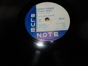 SP 78☆人気のBLUE NOTE☆38-A:SHE'S FUNNY THAT WAY☆38-B:INDIANA☆IKE QUEBEC QUINTET☆767 Lexingt.Ave.NYC☆☆12in☆管理197