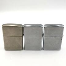 12.14KI-E986★ZIPPO 3点★1点訳アリ! ジッポ ジッポー シルバー silver オイルライター lighter 喫煙具 DA1/DB3_画像2