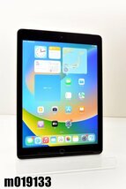 白ロム SIMフリー au SIMロック解除済 Apple iPad6 Wi-Fi+Cellular 32GB iPadOS16.5 スペースグレイ MR6N2J/A 初期化済 【m019133】_画像1