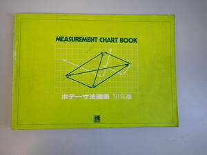 GうE☆　ボデー寸法図集 ’91年版　MEASUREMENT CHART BOOK　リペアテック出版　1991年発行