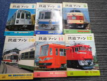 G15E☆　鉄道ファン　1980年 1月号～12月号　まとめて12冊　年揃い　カレンダー付_画像4