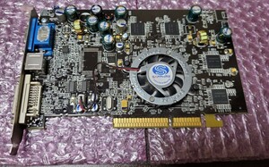 ●未チェック Radeon 9600XT 128M DDR V/D/VO AGP グラフィックボード グラフィックカード SAPPHIRE 128MB ●送料無料