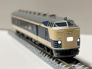 TOMIX HG 581系 583系 クハネ581 新集電台車・黒色車輪 グレー屋根 1両 なは HM付 トミックス 彗星・金星・月光にも