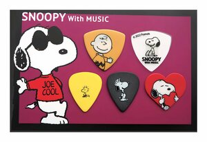 Teeda SNOOPY with MUSIC SNPLMPICKSET ギターピック5枚セット