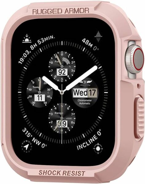 Apple Watch ケース ピンク (44mm / 45mm) 対応ケース 