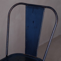 02710 フランスアンティーク Tolix A chair B / スタッキング アイアン 椅子 鉄 ヴィンテージ_画像4